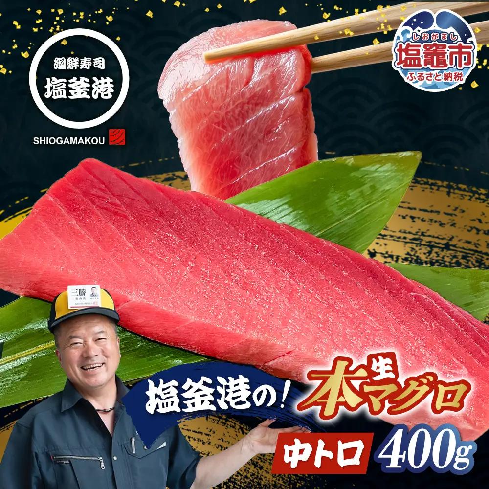 【まぐろ】中トロ マグロ 400g 柵