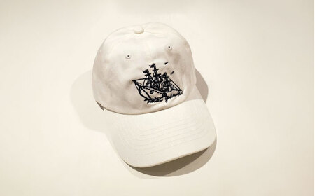 【数量限定30セット】黒船サスケハナ刺繍キャップ 【有限会社エムシーハウス】[AKAP017]