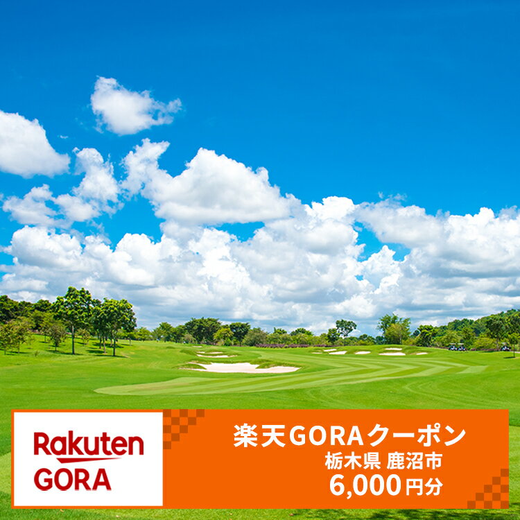 【ふるさと納税】栃木県 鹿沼市の対象ゴルフ場で使える 楽天GORAクーポン 寄付額20,000円 (クーポン6,000円)