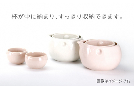 【美濃焼】ころん 冷酒器 桃色【ヤマ亮横井製陶所】【TOKI MINOYAKI返礼品】食器 おちょこ とっくり お猪口 徳利 片口 日本酒 冷酒 酒器 ピンク 桃色 ホワイト 白 シンプル かわいい 