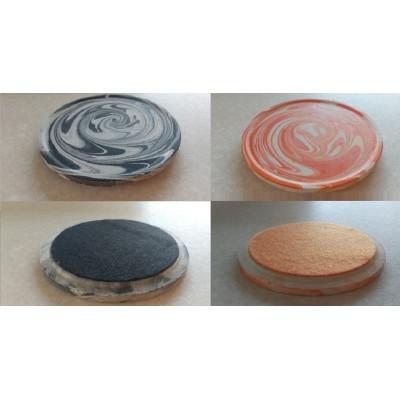 ふるさと納税 稚内市 珪藻土コースター A-rto C(アールトシー)　黒とオレンジセット |  | 02