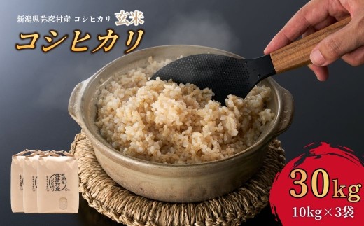 令和8年産 新米 コシヒカリ 新潟 玄米 30kg (10kg×3袋) | 新潟県産 こしひかり お米 米 30キロ 備蓄 こめ コメ ギフト げんまい 新潟産コシヒカリ 新潟県産コシヒカリ 新潟県産こしひかり 農家直送 新潟県 弥彦村 石井農園