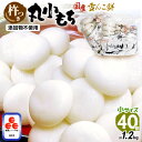 【ふるさと納税】雪んこ餅 杵つき餅 丸小もち 計1.2kg（30g × 40個 ）小さいサイズ餅 国産【雑煮 ぜんざい 年末年始 御馳走 添加物不使用 少量 小分け】