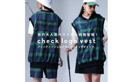 ＜ANTIQUA GOLF×STCH/アンティカ＞ベスト(ZST-00026-30-F)_ 洋服 ベスト ANTIQUA GOLF STCH ゴルフ アンティカ ゴルフウェア 人気 おすすめ 送料無料 贈答 ギフト プレゼント スポーツウェア ブランド フリー チェック 【1595399】