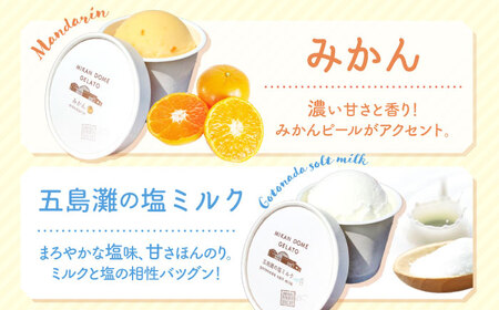 【西海のこだわり素材！】 ジェラート 8個 ＜みかんドーム＞ [CAI026] ジェラート アイス ジェラート アイス ジェラート アイス お試し バラエティ セット ジェラート アイス 詰め合わせ 