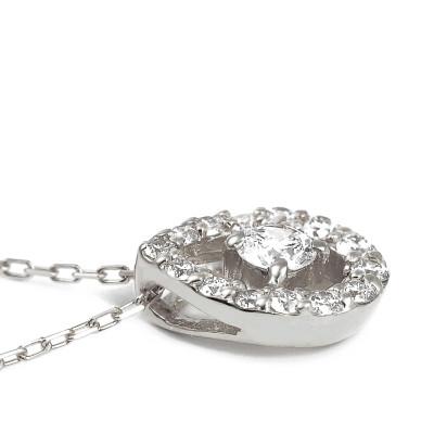 ふるさと納税 大月市 0.15CT ダイヤモンドペンダント　P6113DI-P |  | 02