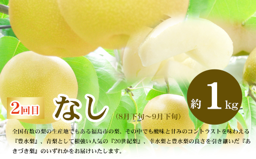 No.2868福島のフルーツ定期便４種【2026年発送】