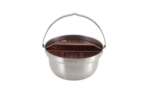木蓋付きキャンプ焚火鍋 18cm 鍋 CAPTAIN STAG キャプテンスタッグ アウトドア用品 キャンプ用品 調理器具 【011S103】