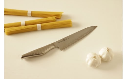 志津刃物製作所：和とモダンが共存するオールステンレス包丁「京」 牛刀包丁 210mm（H30-06 ）