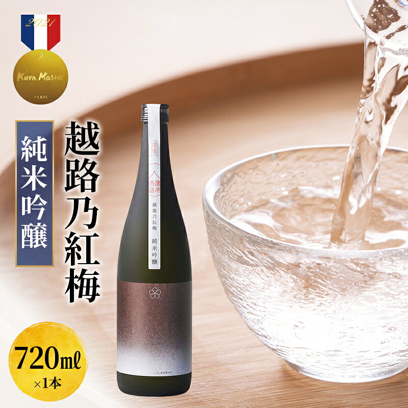 【ふるさと納税】日本酒 越路乃紅梅　純米吟醸　720ml お酒 かじや