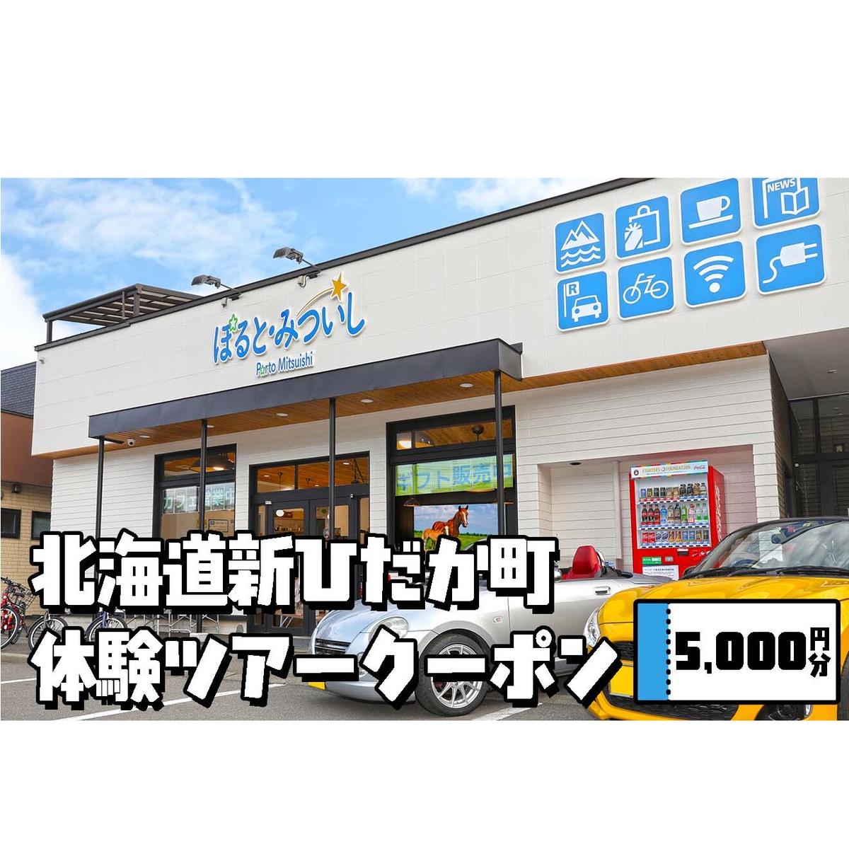 北海道 新ひだか町 体験 ツアー クーポン 5,000円分 日高 三石 釣り 星空 観賞 日高山脈 眺望ツアー 馬 サラブレッド 牧場 見学