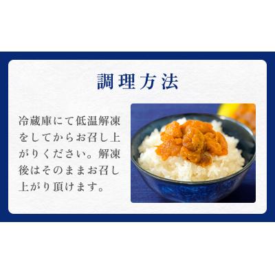ふるさと納税 石巻市 <数量限定>三陸産塩ウニ100g 冷凍 雲丹 塩うに うに 生うに 珍味 塩漬 海鮮 魚介 おつまみ |  | 02