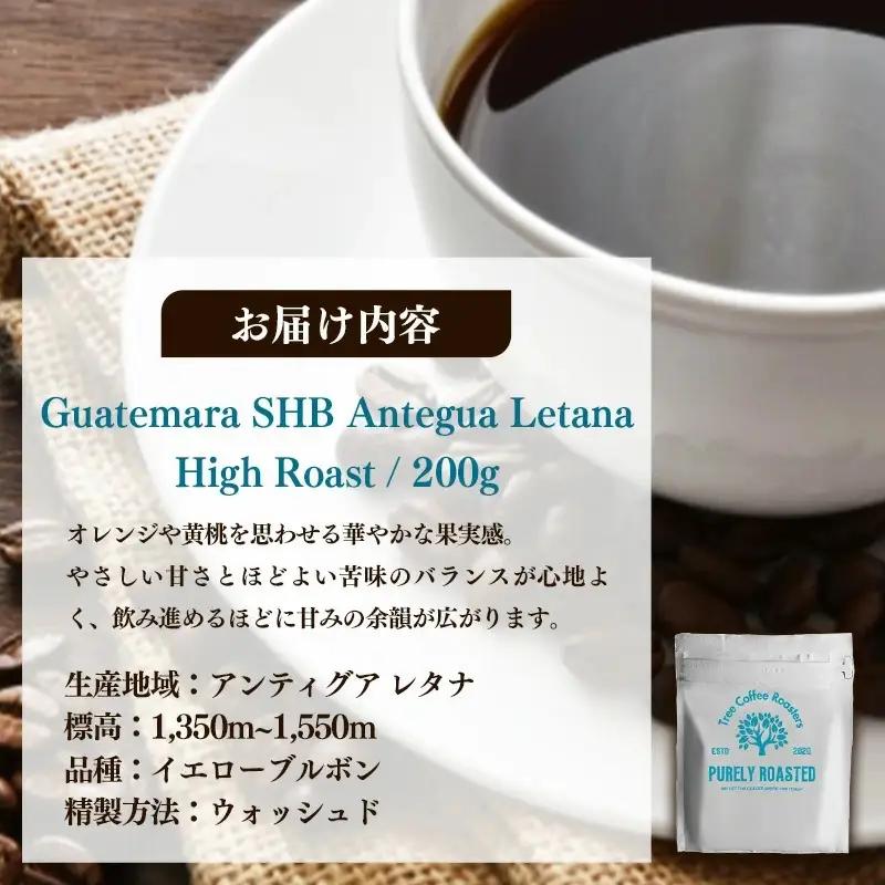 【完全受注焙煎】Tree Coffee Roasters「グアテマラ アンティグア レタナ ハイロースト」 200g - コーヒー 豆 自家焙煎 熱風式焙煎 贈り物
