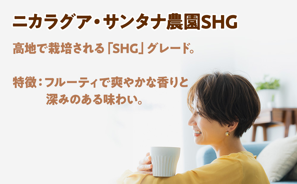 ドリップ ニカラグア・サンタナ農園SHG 12袋(中深)