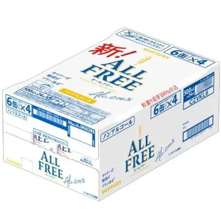 【毎月定期便】サントリー「オールフリー」500ml×24本全12回【配送不可地域：離島・沖縄県】【4001764】