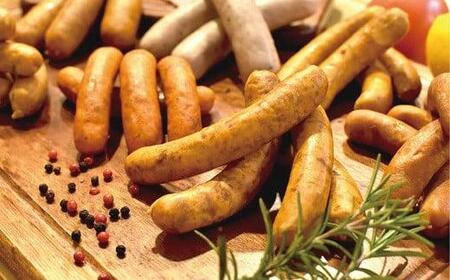 【京都 ブランド豚 ベーコン ウインナー ソーセージセット 】（九条ネギ ウインナー ソーセージ チョリソー チーズ ウインナー ソーセージ ジャーマンブルスト ウインナー ソーセージ ブリーブルスト