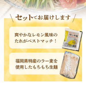 爽やかなレモン風味 ラー麦 冷やし中華（生めん）15食セット _PC5406