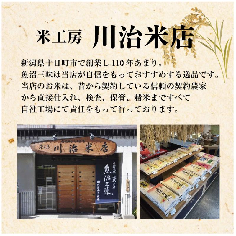 魚沼産 コシヒカリ  2kg 米 こしひかり お米 コメ 新潟 魚沼 魚沼産 白米 送料無料 新潟県産 精米 産直 産地直送 契約農家 お取り寄せ 魚沼三昧 川治米店 新潟県 十日町市
