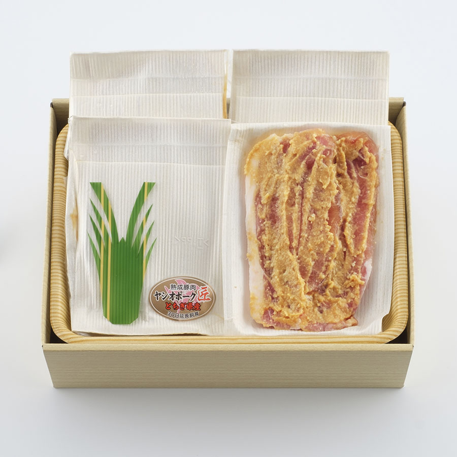 ヤシオポーク匠豚ロース みそ漬 800g
