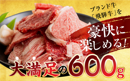  焼肉 飛騨牛 焼肉 切り落とし 600gトキノ屋食品