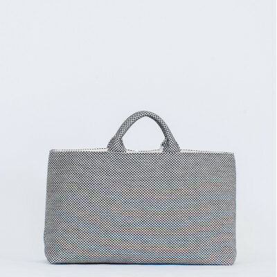 【ふるさと納税】三河木綿刺し子織 sasicco 舟形トートバッグ　消防刺子【配送不可地域：沖縄県】【1690532】