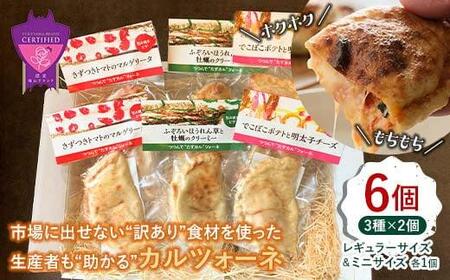 ＼寄附額改定／　福山工場長シリーズ つつんでたすカルツォーネ 6個セット【惣菜パン パン カルツォーネ ピザ マルゲリータ 朝食 軽食 夜食 広島県 福山市 パン ピザ パン ピザ パン ピザ パン ピザ パン】