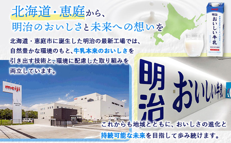 《配送地域限定》【定期便4回】明治おいしい牛乳 900ml【2本】【730064】