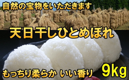 天日干しひとめぼれ 令和7年産 白米9kg [AC048]