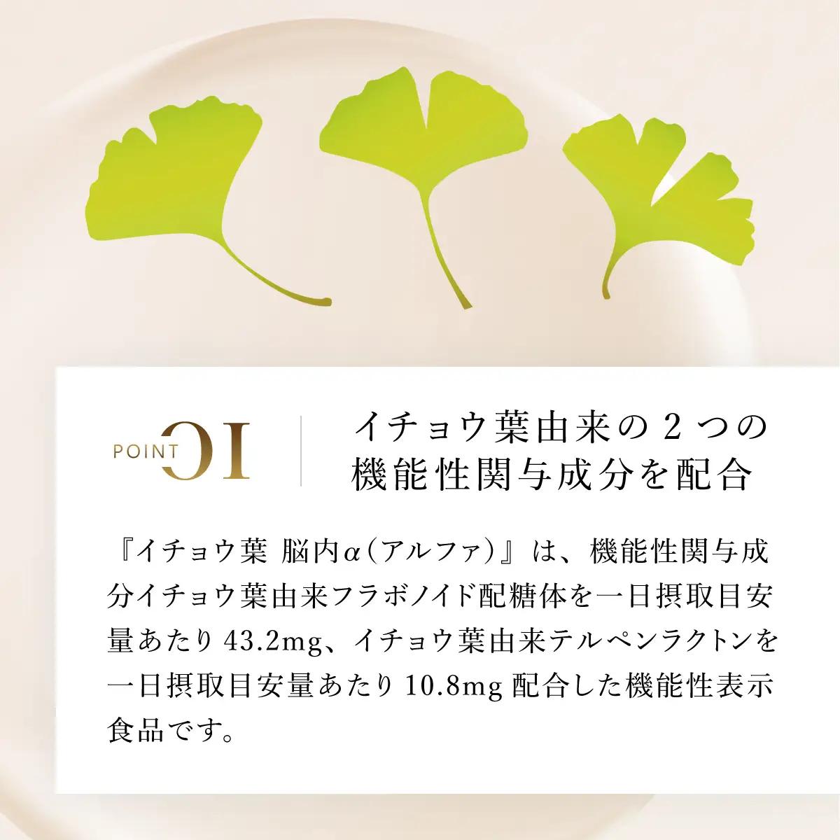75911_【機能性表示食品】DHCイチョウ葉脳内α(アルファ) 30日分 4個セット（120日分） MBB026