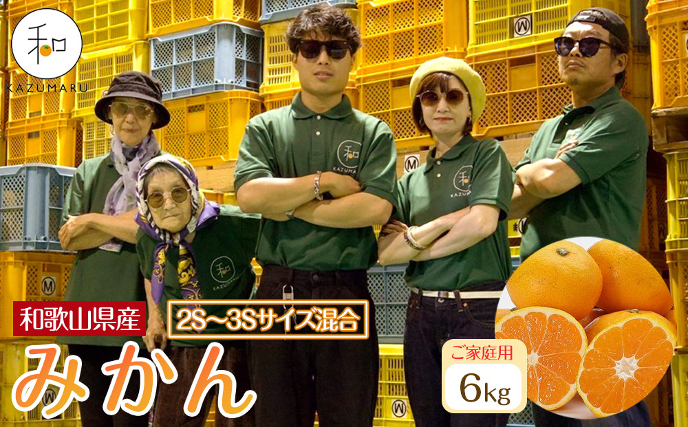 家庭用 森本農園の手選別 小粒みかん 約6kg 和歌山県産 2S・3Sサイズ混合 ［北海道・沖縄・離島配送不可］［2025年11月上旬から順次発送］［RN61］ 303446_DJ90061