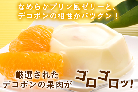 デコポンゼリーDX＆プリンDX 12個入り《60日以内に順次出荷(土日祝除く)》熊本県 葦北郡 津奈木町 あしきた農業協同組合 JAあしきた 柑橘 デコポン ゼリー プリン ギフト 包装 送料無料