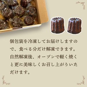 カヌレ 2種 セット 12個 プレーンと舞鶴抹茶 食べ比べ Laboratoire 人気 焼き菓子 大きめ ご褒美 洋菓子 伝統菓子 冷凍 冷凍カヌレ 人気カヌレ 大きめカヌレ カヌレセット プレーン