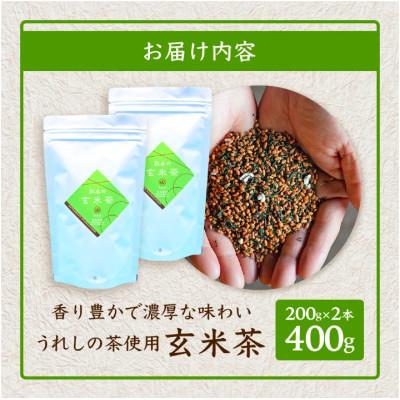 ふるさと納税 鹿島市 【うれしの茶使用】玄米茶(リーフ)200g×2本 |  | 02
