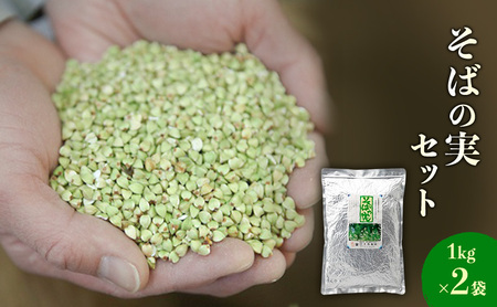 信州そば 蕎麦の実セット 1kg×2袋セット 信州そば