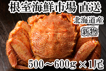 ＜12月8日決済分まで年内配送＞根室海鮮市場＜直送＞ボイル毛がに500～600g×1尾 B-28110