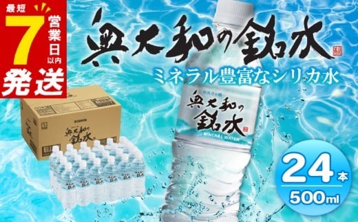 水 500ml 24本 シリカ水 ミネラルウォーター 奥大和の銘水 軟水 みず 水 国産 飲料水 水・ミネラルウォーター 500ml 長期保存 備蓄 防災 災害 非常用 避難用品 防災グッズ 備蓄水 水 みず ミズ mizu MIZU 奈良県 奈良市