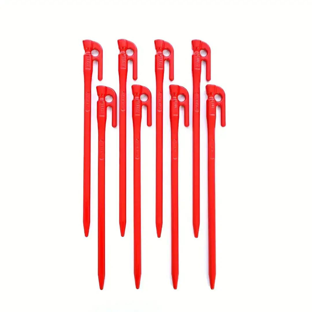 鍛造ペグ エリッゼステーク 28cm ペグ 8本セット レッド
