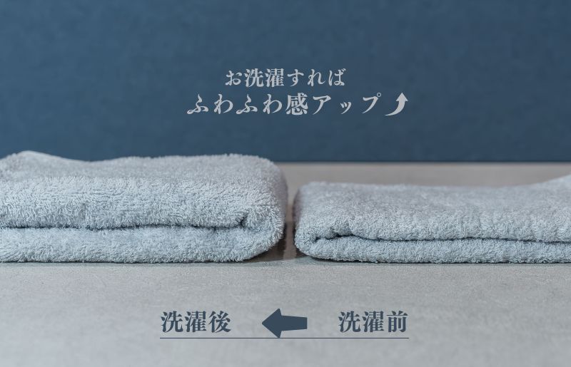 スーピマフェイスタオル 8枚（グレー）【国内製造 日本製 泉州タオル スーピマコットン 無地 吸水力 耐久性】 099H4636