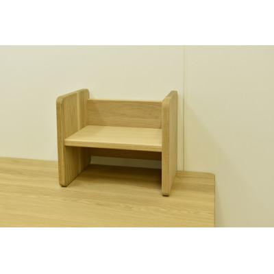 ふるさと納税 大川市 &lt;角がまるい本棚&gt;かどまる本棚/オーク/机/大川家具