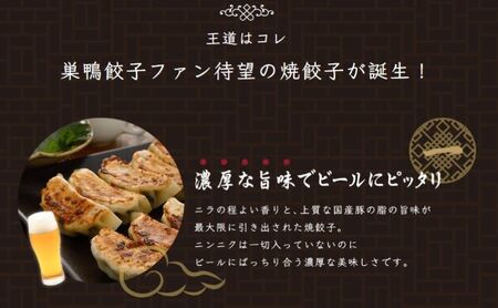 巣鴨餃子 水餃子と焼餃子 の組み合わせ 各2袋 48個 餃子 ぎょうざ ギョーザ 冷凍 セット 食べ比べ 鍋 スープ おかず おつまみ お取り寄せ 豊島区 東京都