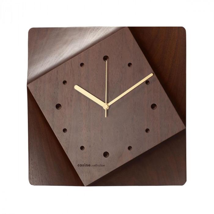【ふるさと納税】旭川家具　コサイン　cut out　時計_02014 | 国産家具 国産 家具 旭川家具 掛け時計 電池付き インテリア 木製 旭川市 北海道 送料無料