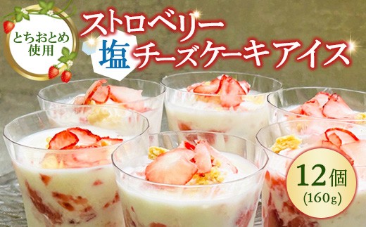 ストロベリー塩チーズケーキアイス 12個セット ※離島への配送不可