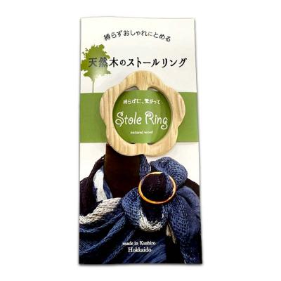 ふるさと納税 釧路市 天然木のストールリング 小花(白色)母の日 プレゼント 敬老の 日ギフト 雑貨 F4F-7996 |  | 01
