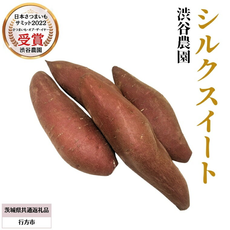 【ふるさと納税】シルクスイート 〈 選べる内容量 〉 【茨城県共通返礼品／行方市】 渋谷農園 さつまいも いも 芋 焼芋