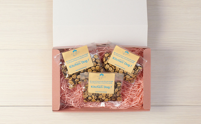 ビスケット By the sea バイ・ザ・シー 45g×3パック 犬用 ペット用 犬 手作り 作りたて 食べやすい トレーニング  磯の香り 海苔 カツオ 海苔巻き 風味豊か 大田区 東京都