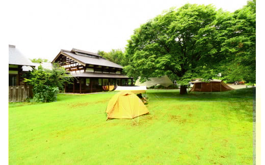 小会瀬の森　手ぶらでキャンプ温泉付きペア宿泊券