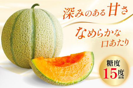 CD203【令和9年度出荷分】マルセイユメロン～島原風香～（2L×4玉）