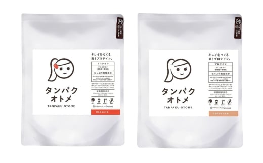 プロテイン タンパクオトメ 2袋 博多あまおう × さわやかピーチ | プロテイン ソイプロテイン ホエイプロテイン 女性 プロテイン 美容 プロテイン プロテインシェイカー プロテイン サプリメント タマチャンショップ 大分県 中津市