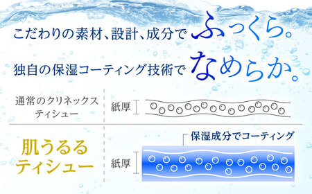 クリネックスティシュー　ローション肌うるる 12箱(３箱ｘ4パック)【クリネックス】開成町 ティッシュ ペーパー[BDBH005-2]