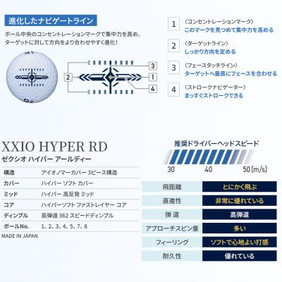 ふるさと納税 丹波市 ゴルフボール　XXIO HYPER RD(ゼクシオ ハイパーRD)　プレミアムホワイト　3ダース |  | 03